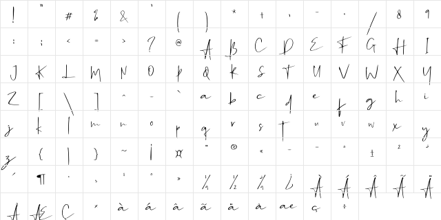 High Billion Regular  glyph index