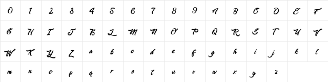Enlighten your Destiny Regular  glyph index