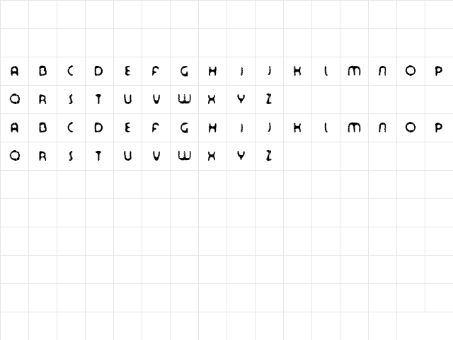 Tour de Font Regular  glyph index