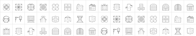Pradito_moli Regular  glyph index