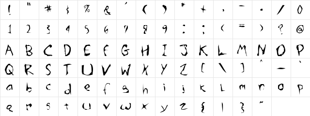 SinnerMovieCredits Normal  glyph index