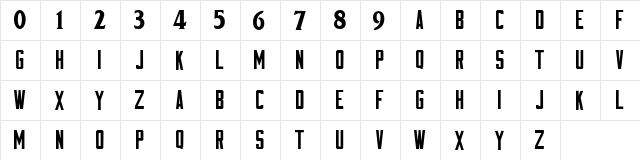 NBA Wizards Regular  glyph index