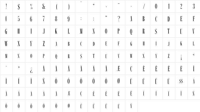 ImprimeurClassiqueEF Reg  glyph index