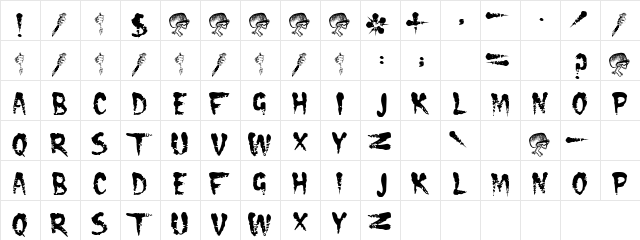 Pulled Muscle Regular  glyph index