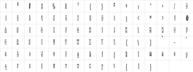 Batistuta Argu Regular  glyph index