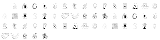 LMS Now I Know My ABCs Regular  glyph index