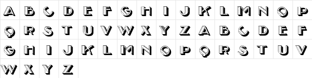 Maleficus Light Regular  glyph index