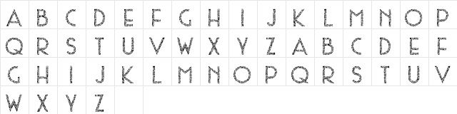 Sophie Scholl Regular  glyph index