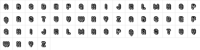 Horse Elegant Regular  glyph index