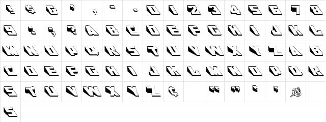 Wedgie (Plain):001.001 (Plain):001.001  glyph index