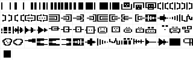 LomoSamples LT Std 2 Regular  glyph index