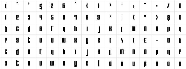 remakeoffabulous2 Light  glyph index