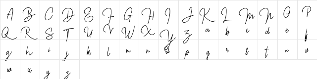 Malbourne FREE Regular  glyph index