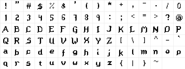 Octavius Regular  glyph index
