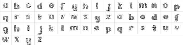 Labrint Demo  glyph index