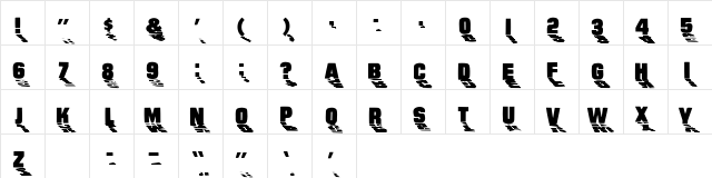 Wharmby Medium  glyph index