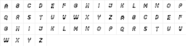 Surfaces Italic  glyph index