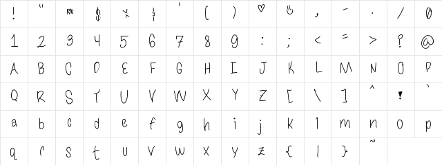 blurred watercolor Regular  glyph index