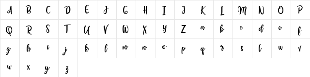 Scientesia Regular  glyph index