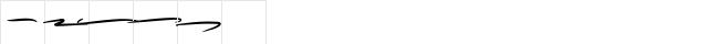 Forsegi Swash Regular  glyph index