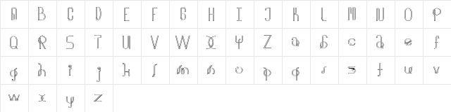 halusinasi penuh Regular  glyph index