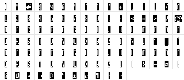 a_HuxleyCm Regular  glyph index
