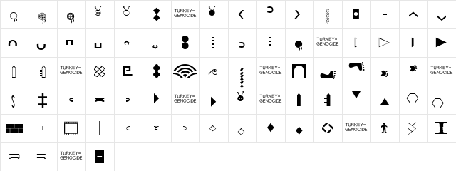 BorderPics Normal  glyph index