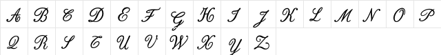 BodoniClassic EnglishInitials  glyph index