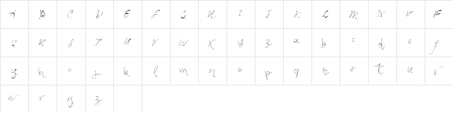 Vtks Brilhante Regular  glyph index
