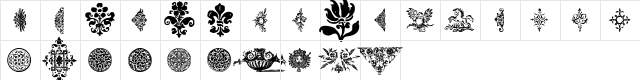 ryp_deco2 Regular  glyph index