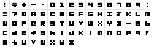 Habesha_Blocks_BLACK Black  glyph index