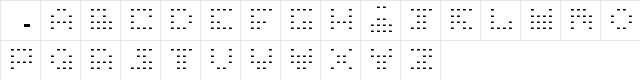 N.E. Techneriment More fun to compute Regular  glyph index