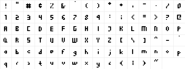 Equilibrium Regular  glyph index