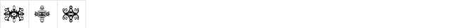 FI_Sample_1 Regular  glyph index