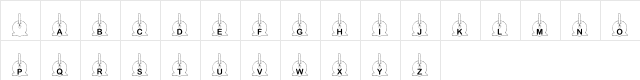 KR Caramel Apple Regular  glyph index