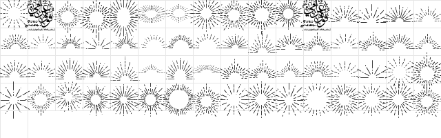 fotograami-shuruq Regular  glyph index
