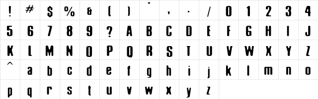 Elliot_Swonger 2  glyph index
