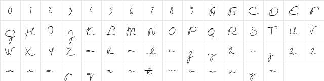 Good Karma demo Regular  glyph index