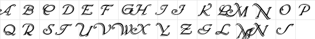 WrennInitialsShadowed Regular  glyph index
