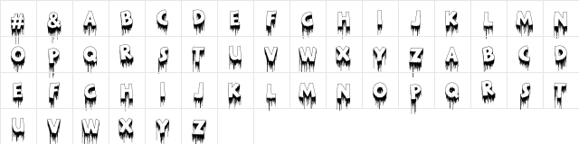 MERDEKA Regular  glyph index