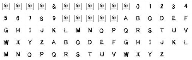 Under Your Bed Regular  glyph index