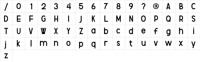 Monolog free  glyph index