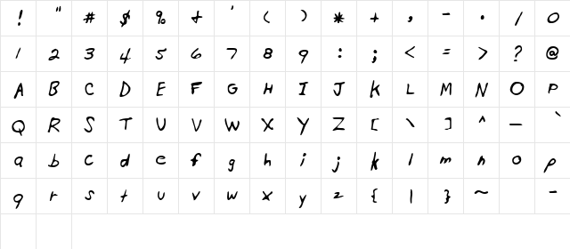 Stjohn Regular  glyph index