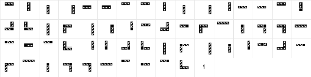 Borders Nieman  glyph index