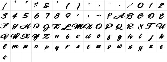 4 Big Medicine DNA Regular  glyph index