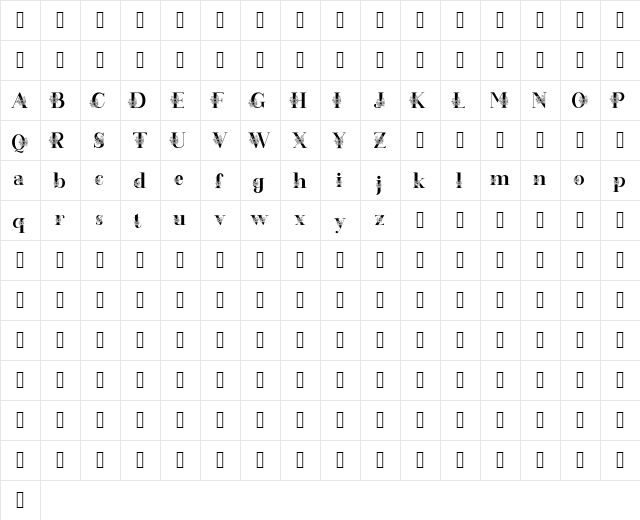 Sunflorcrafter Craft  glyph index