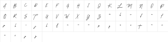 Arlobuns Free Regular  glyph index