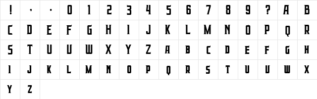 Prabowo Prabowo  glyph index