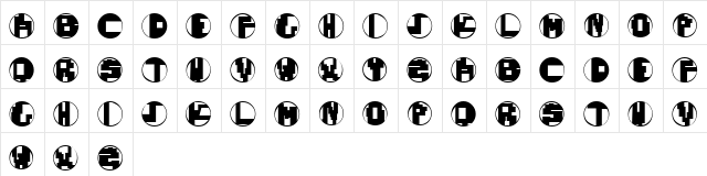 Mondo Techno Normal  glyph index