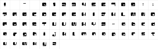 AddFatMan Regular  glyph index